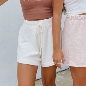 grey bandit white baggy shorts